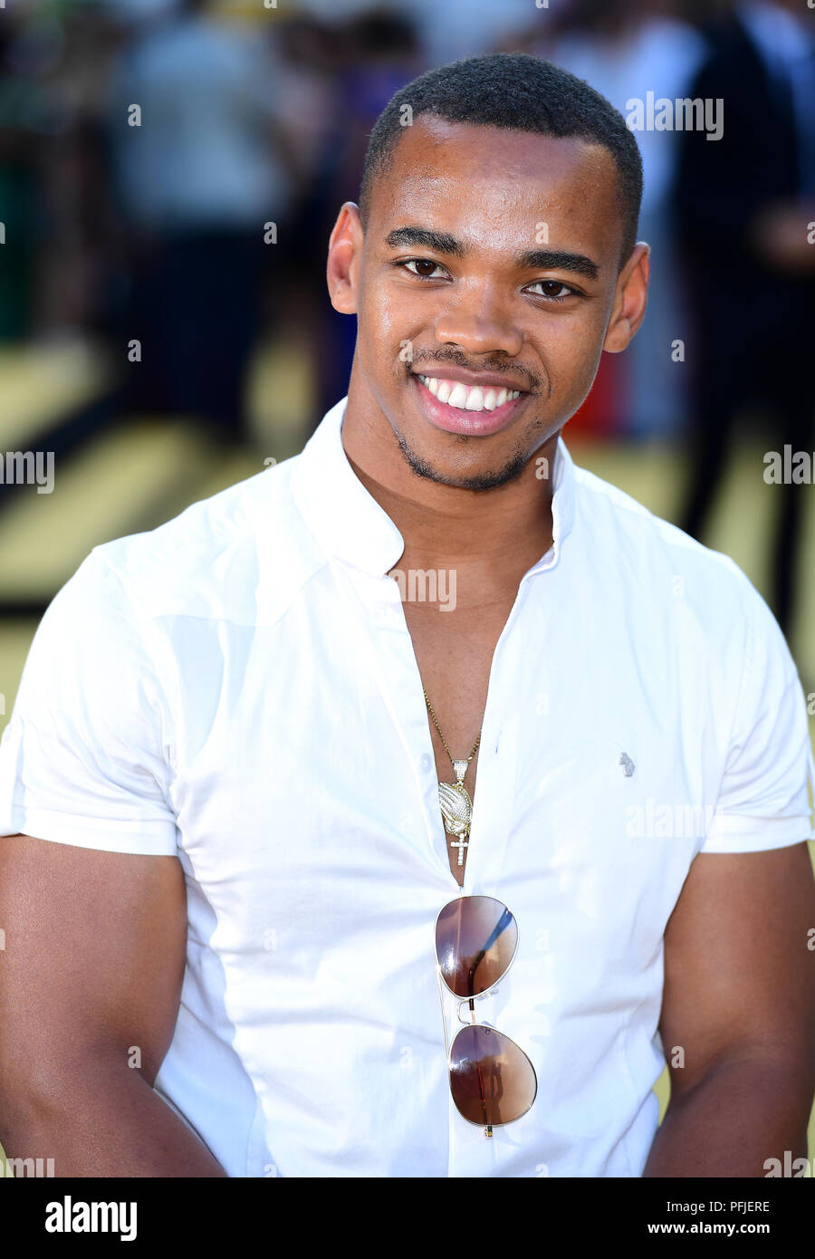 Joivan Wade an der Yardie Premiere am BFI Southbank in London. Stockfoto