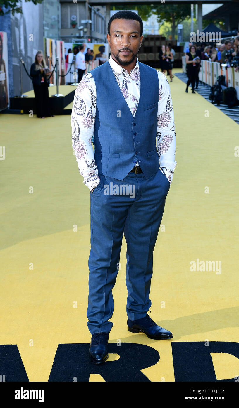 Ashley Walters an der Yardie Premiere am BFI Southbank in London. Stockfoto