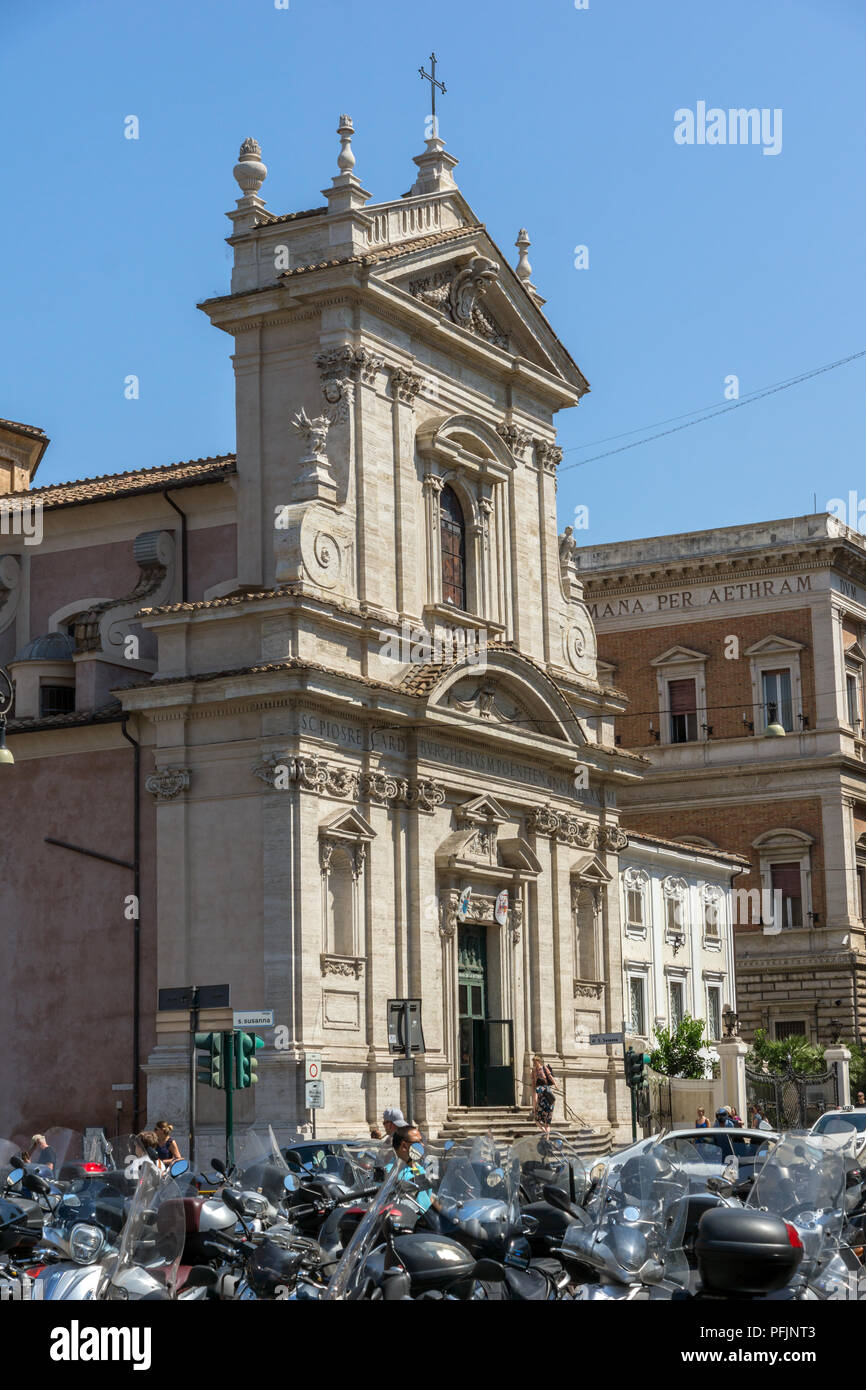 Rom, Italien, 22. JUNI 2017 Blick auf die Chiesa di Santa Maria della
