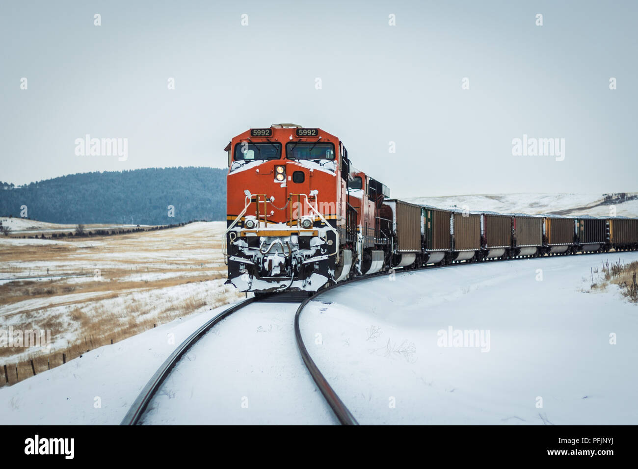 Traing kommt zu Ihnen Stockfoto