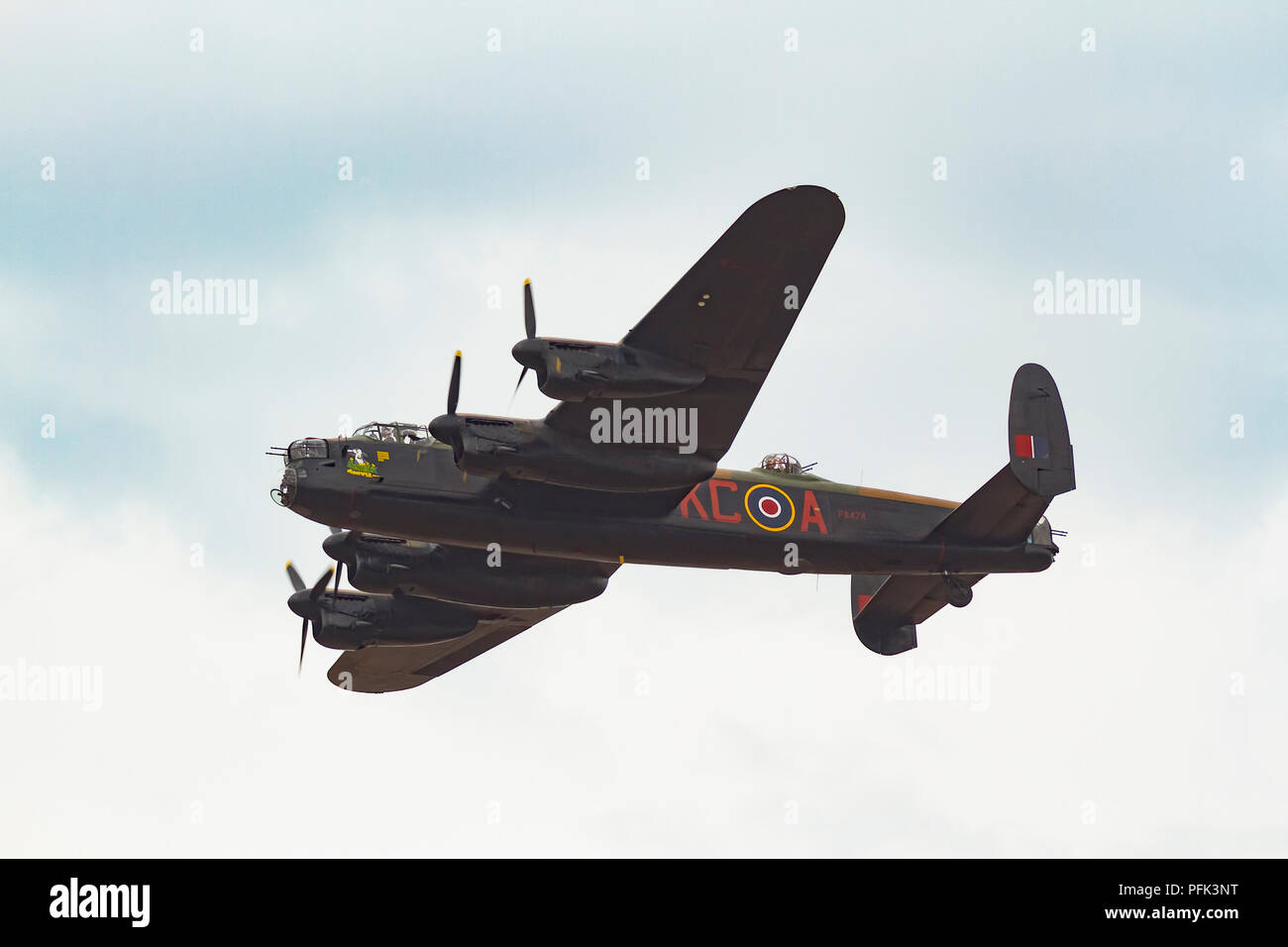 Acro Lancaster in Southport Air Show Stockfoto