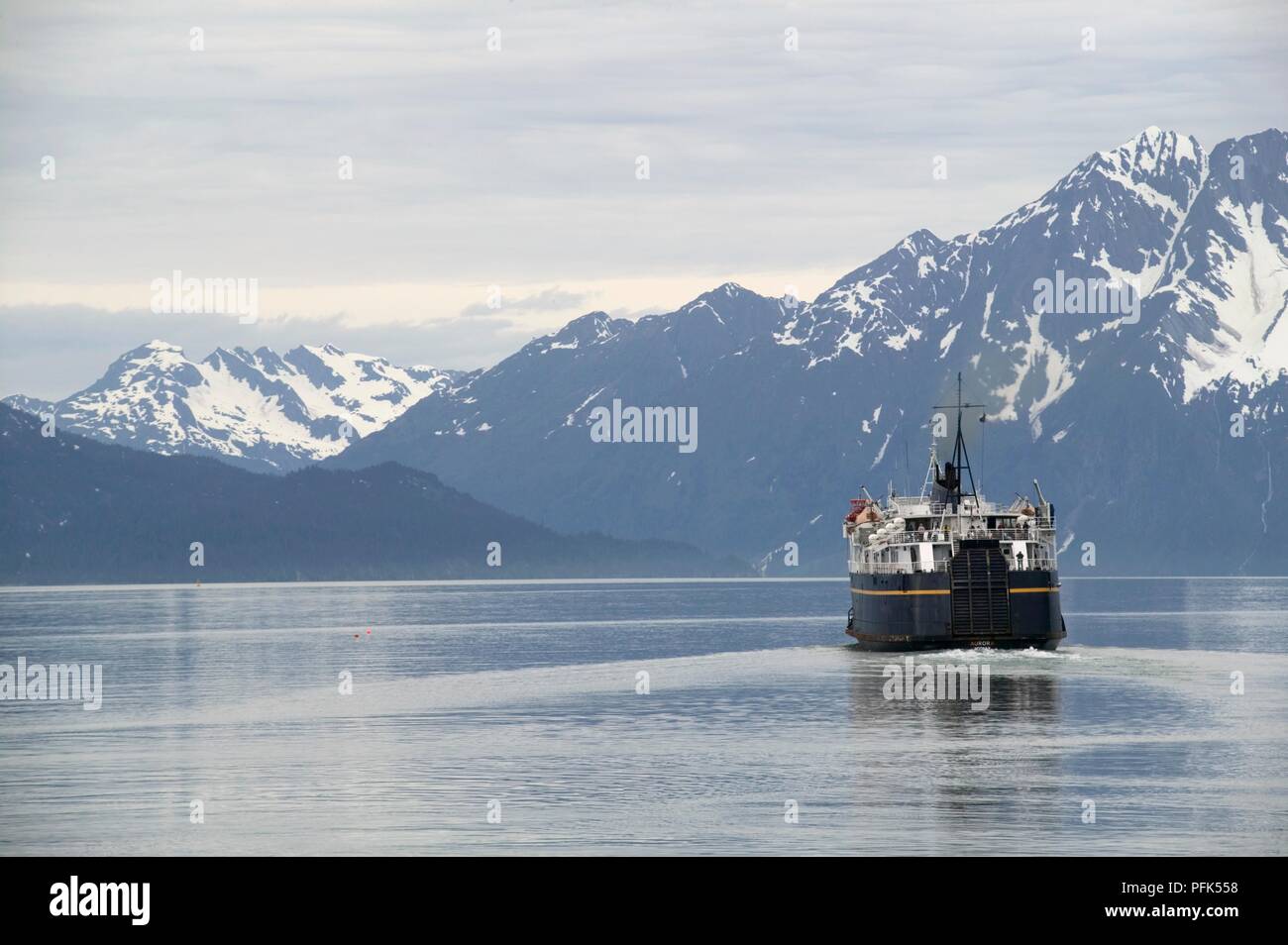 USA, Alaska, Prince William Sound, Fähre Stockfoto