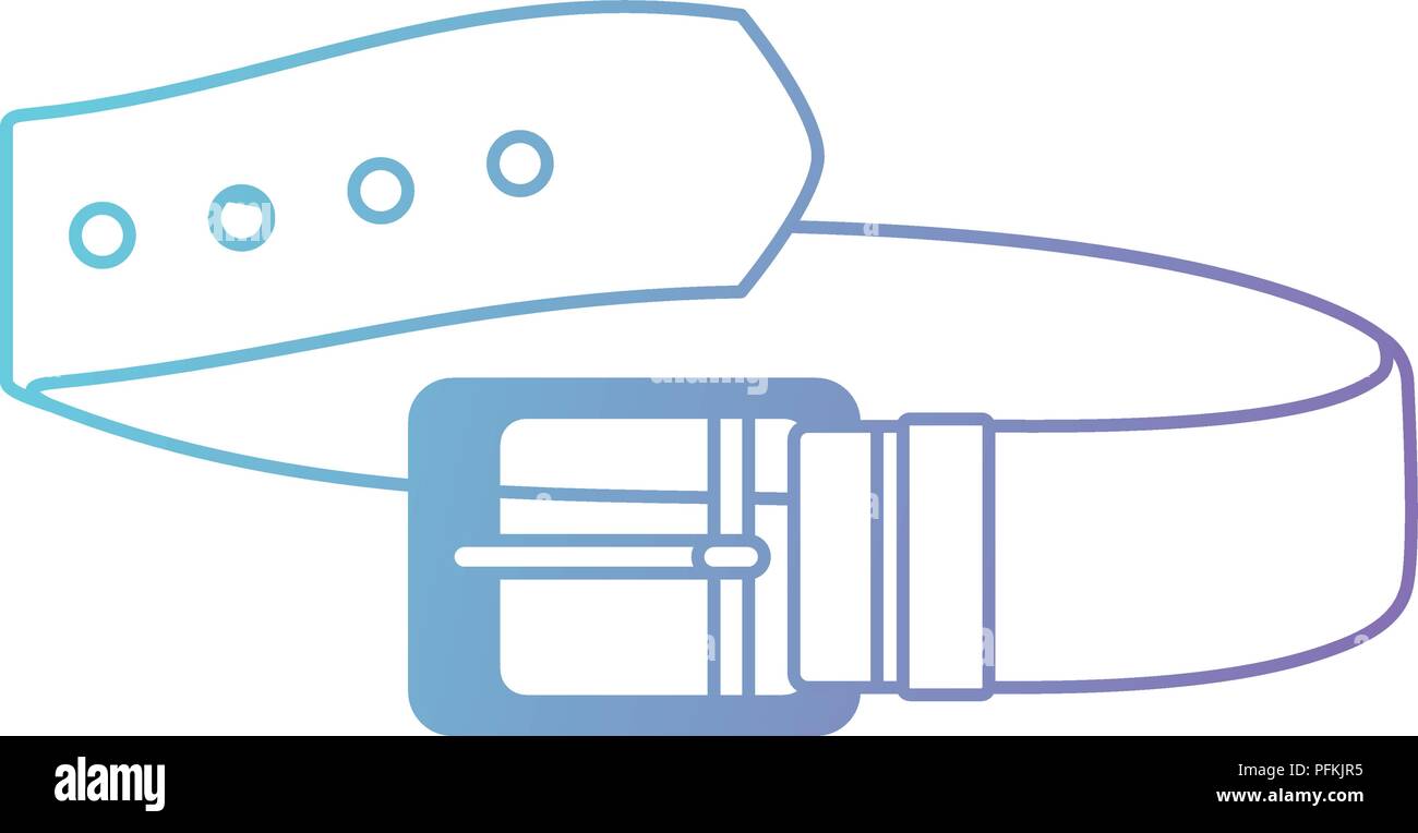 Männliche elegante Gürtel Symbol Stock Vektor