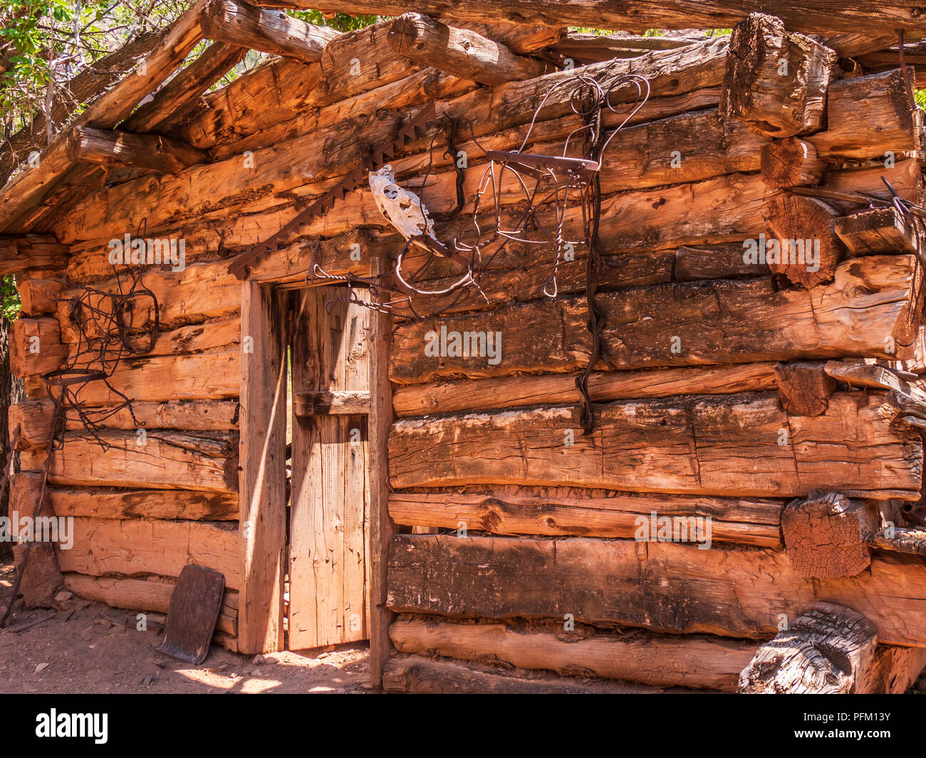 Rock Creek Ranch, Desolation Canyon North von Green River, Utah. Stockfoto