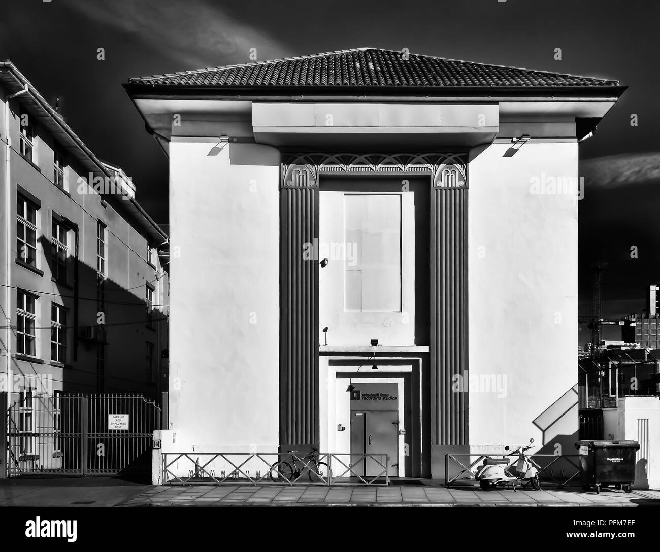 Dublin, Irland, März 2018, Gebäude Fassade der Windmill Lane Aufnahme Stockfoto