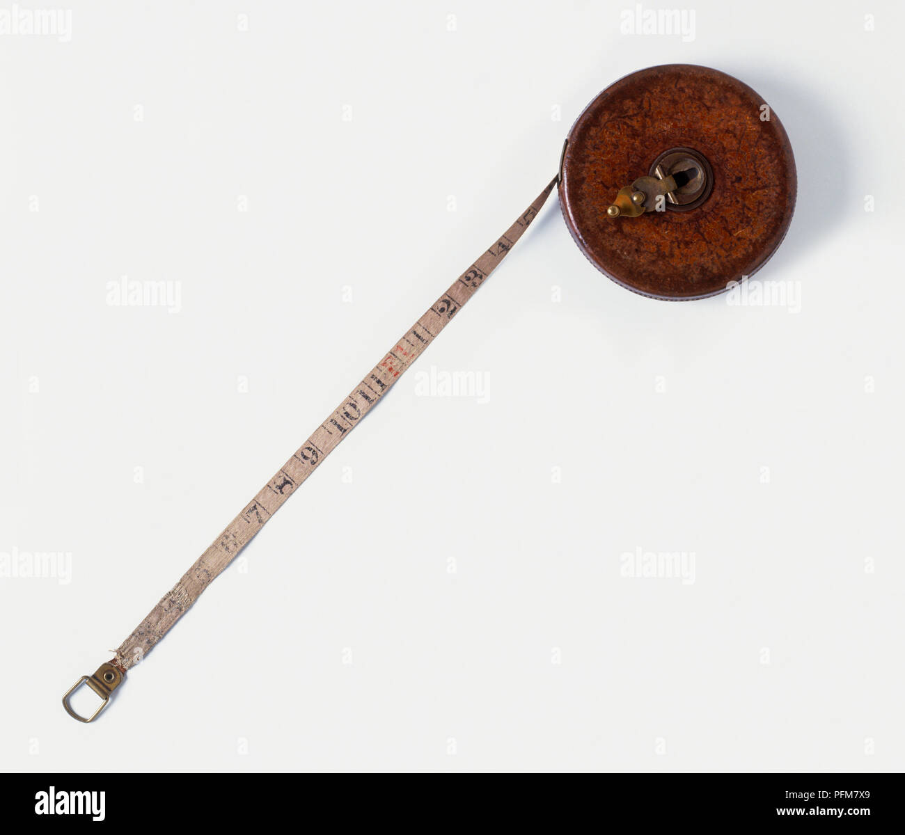 Maßband, 19. Jahrhundert Stockfoto