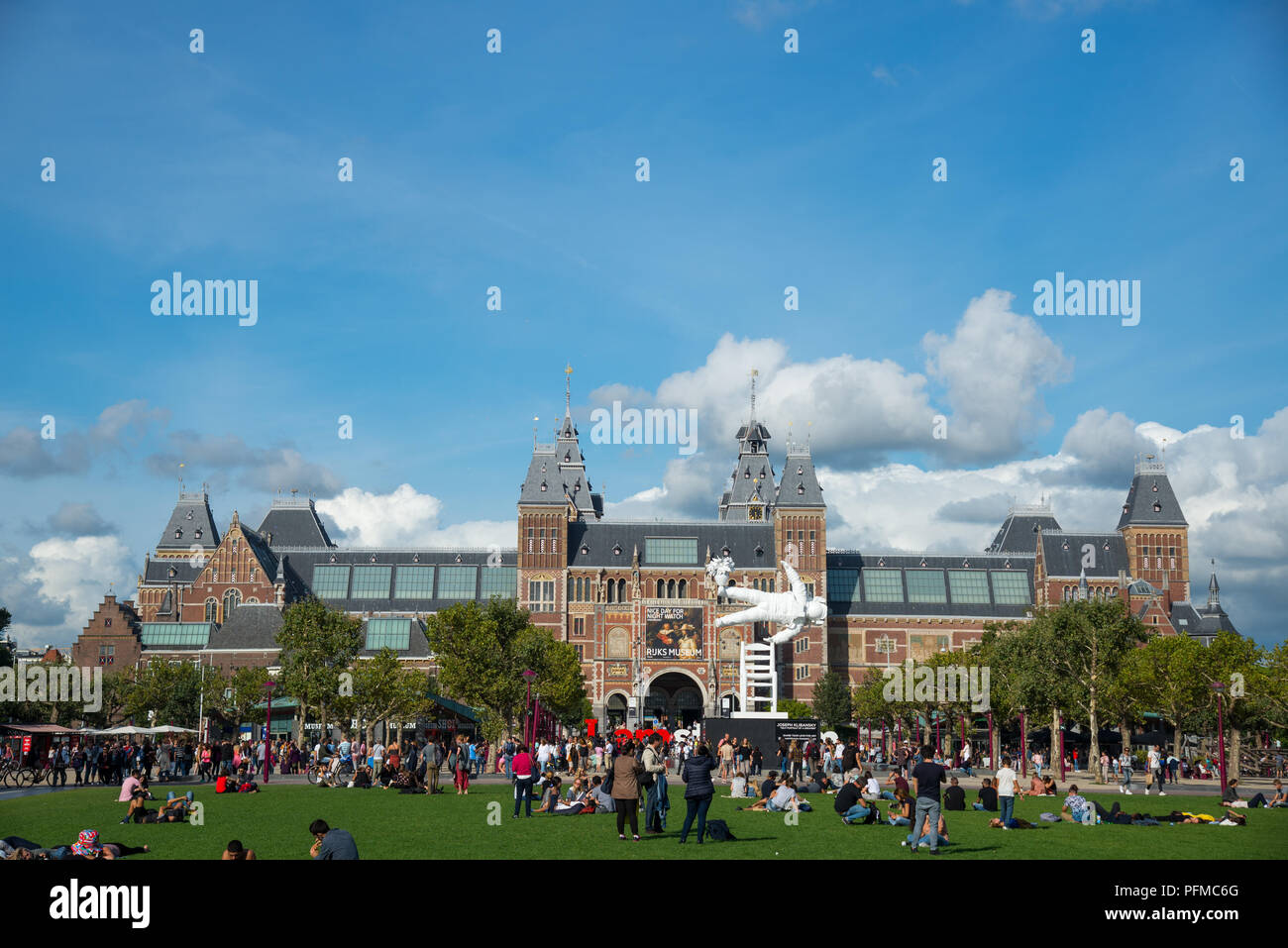 Rijksmuseum in Amsterdam, Holland Stockfoto