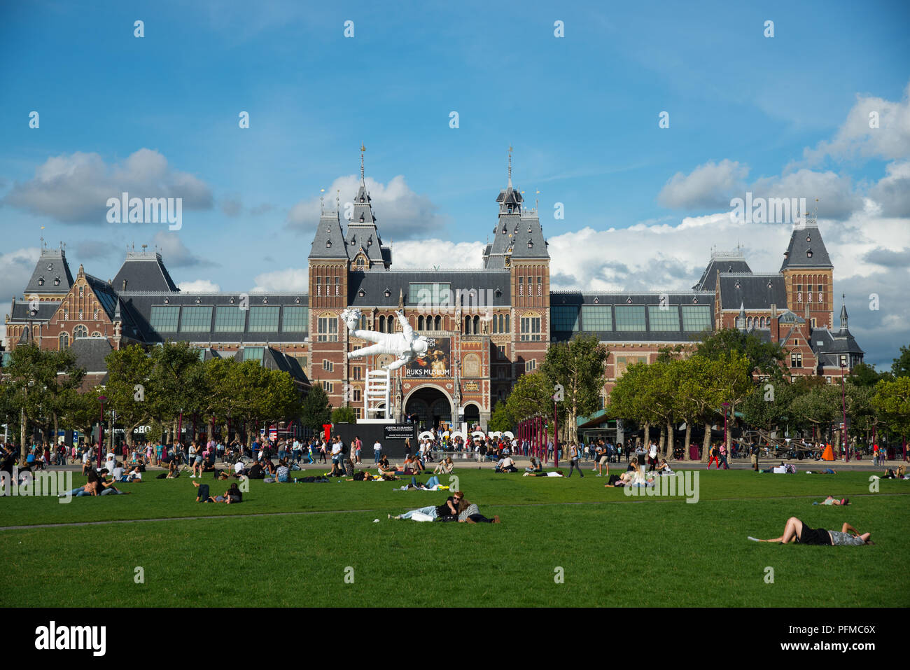 Rijksmuseum in Amsterdam, Holland Stockfoto