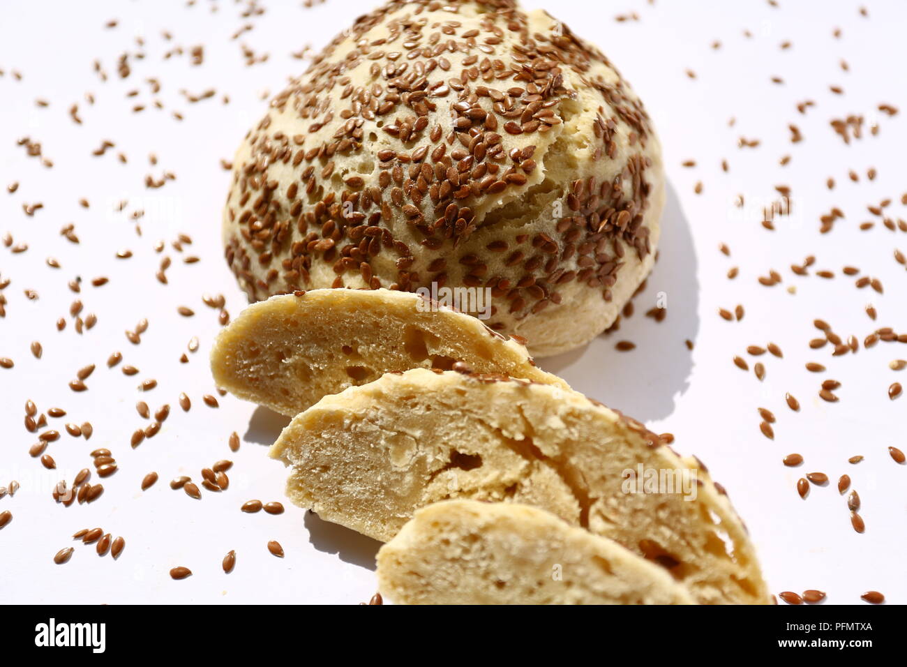 Essen: Roggen Brot gemischt Stockfoto