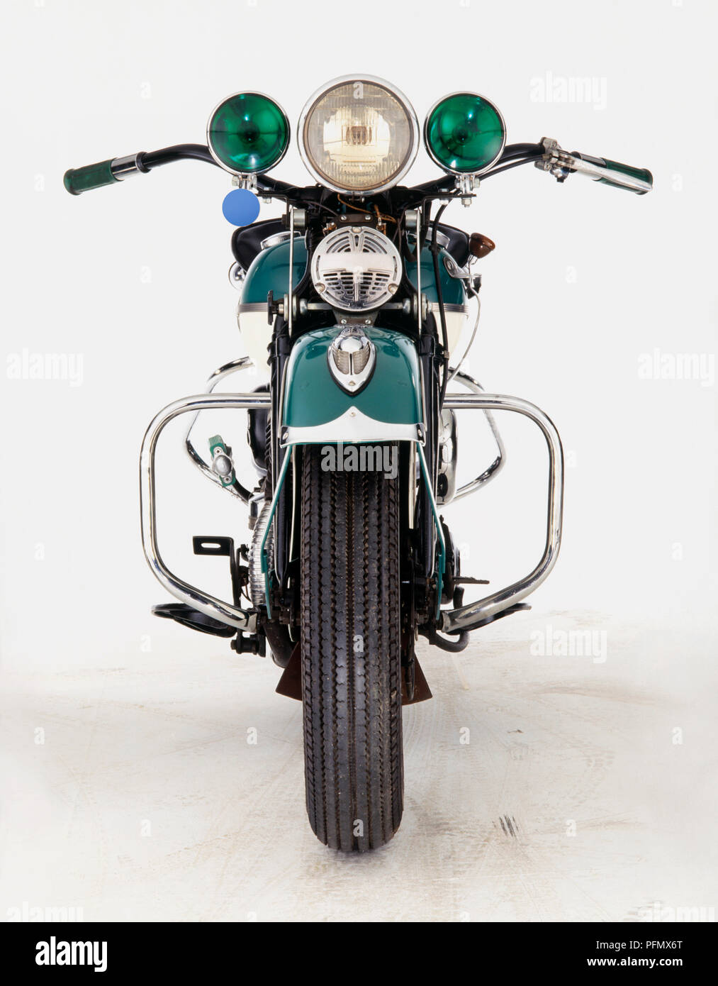 Harley-Davidson WLD, Vorderansicht Stockfoto