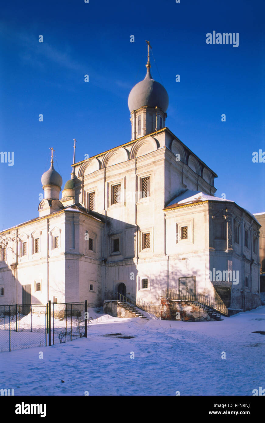 Russland, Moskau, die Kirche von St. Maxime der Seligen auf Ulitsa Varvarka. Stockfoto