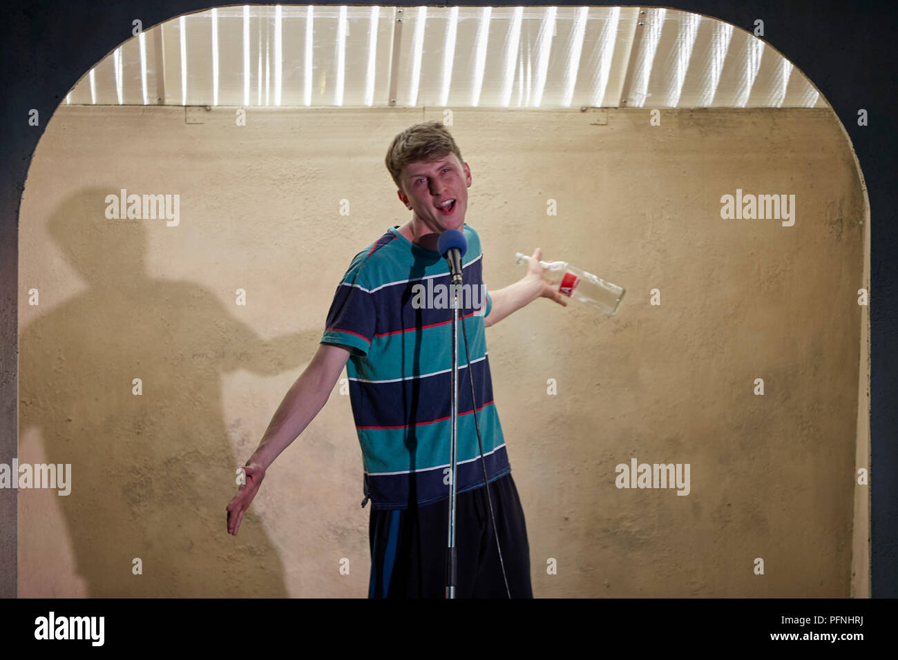 Edinburgh, Großbritannien. 21. August 2018. Das Ende von Eddy in Edinburgh International Festival Credit: Andrew Eaton/Alamy Leben Nachrichten. Stockfoto