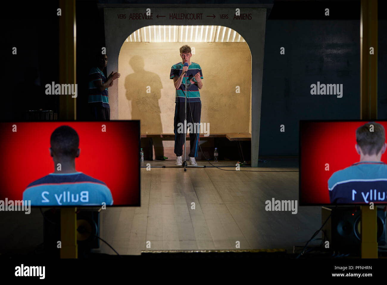 Edinburgh, Großbritannien. 21. August 2018. Das Ende von Eddy in Edinburgh International Festival Credit: Andrew Eaton/Alamy Leben Nachrichten. Stockfoto