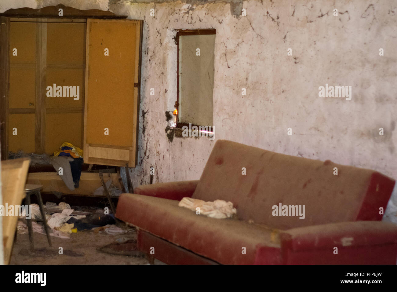 Verlassene Orte Stockfoto