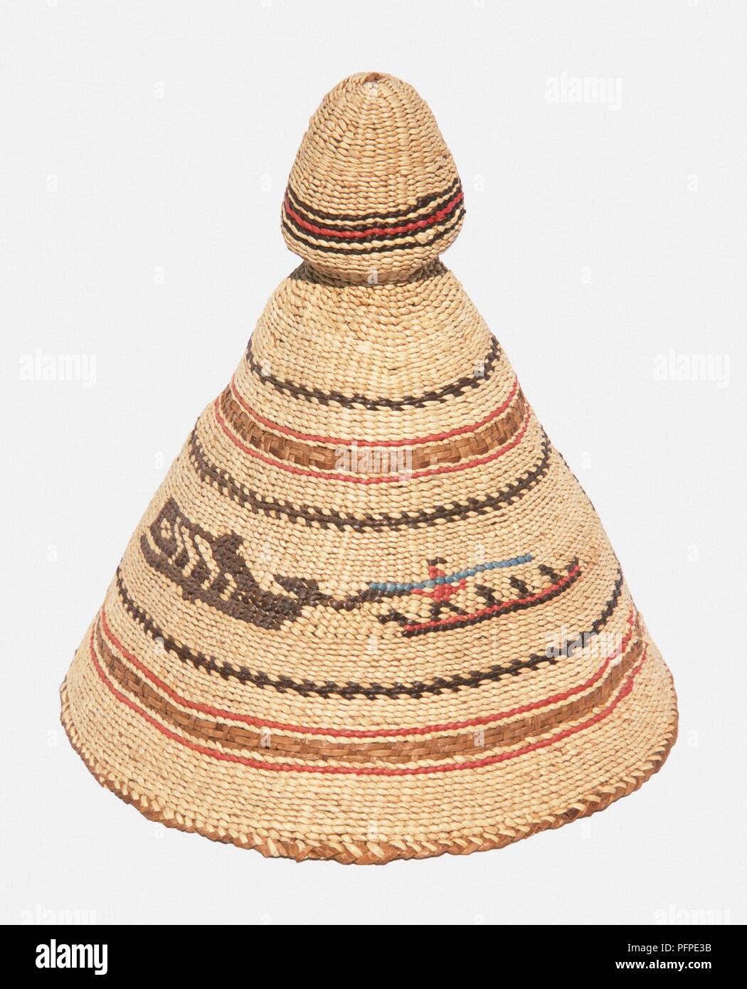 Native American Korbmacherwaren Stockfoto