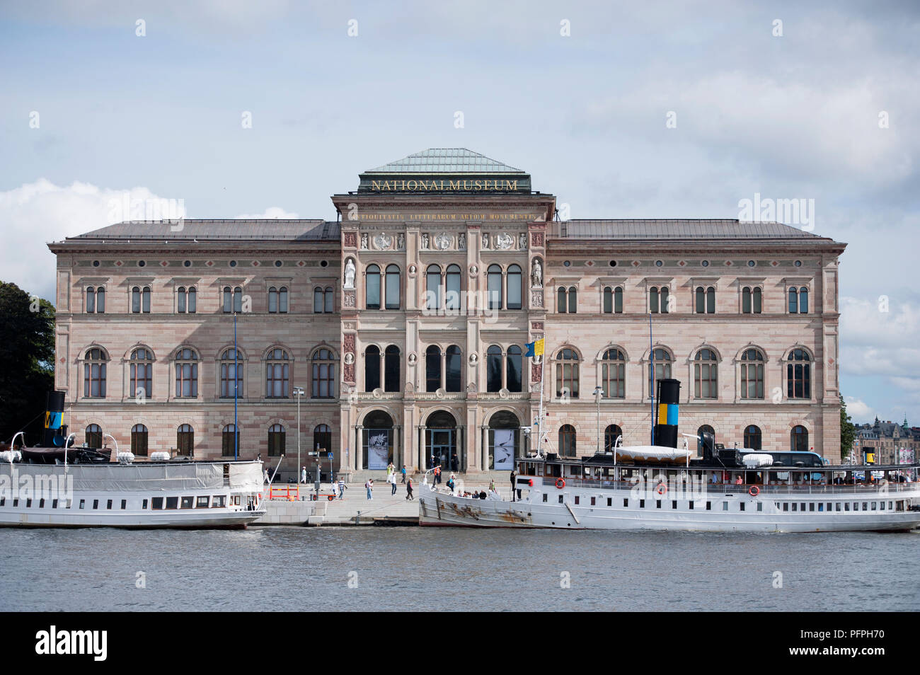 Schweden, Stockholm, Nationalmuseum (Nationalmuseum der Schönen Künste), Anbauteile außen Stockfoto