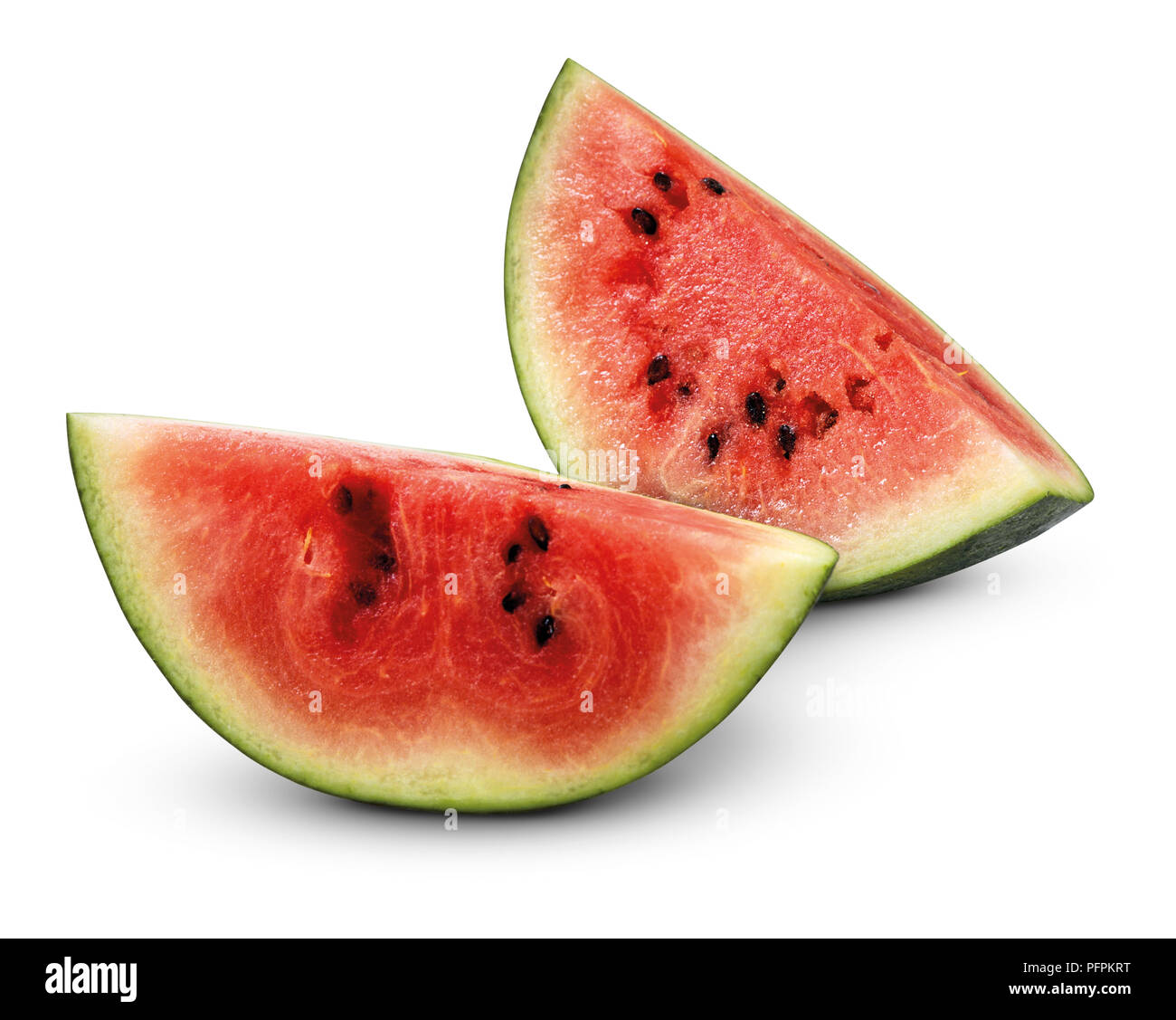 Scheiben von Melone Stockfoto