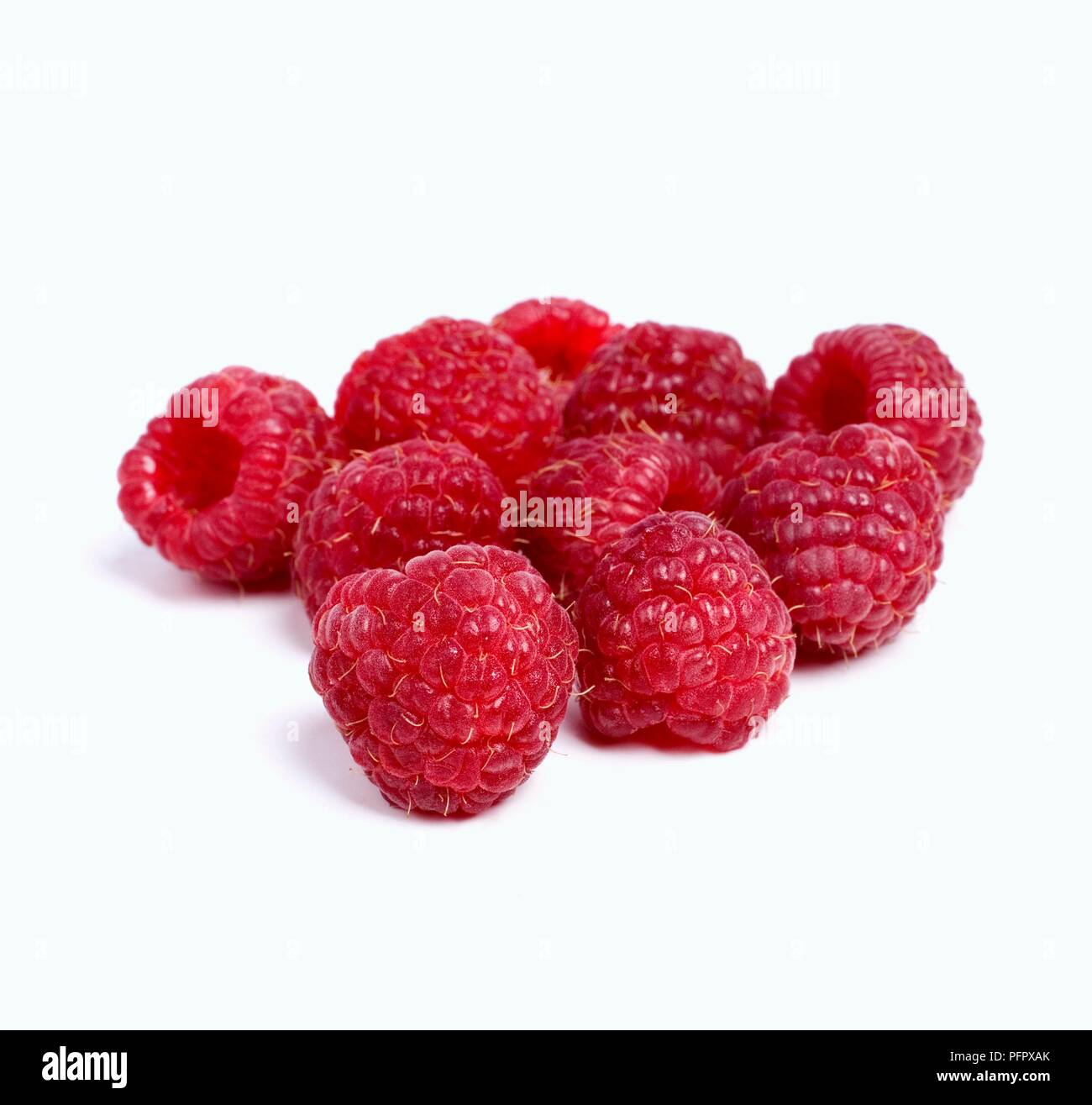 Himbeeren Stockfoto