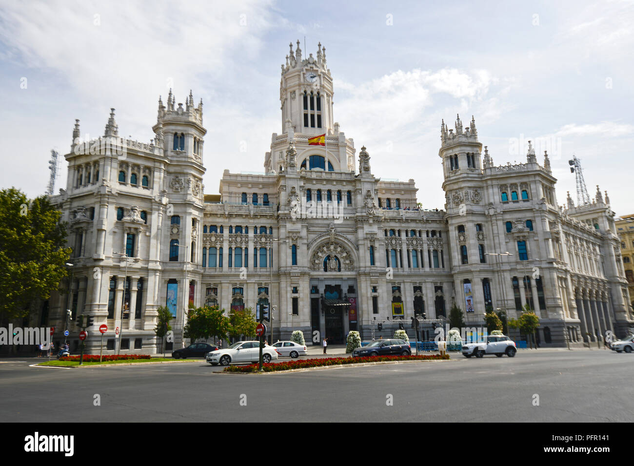 Cybele Palast (Palacio de Cibeles), Madrid, Spanien Stockfoto