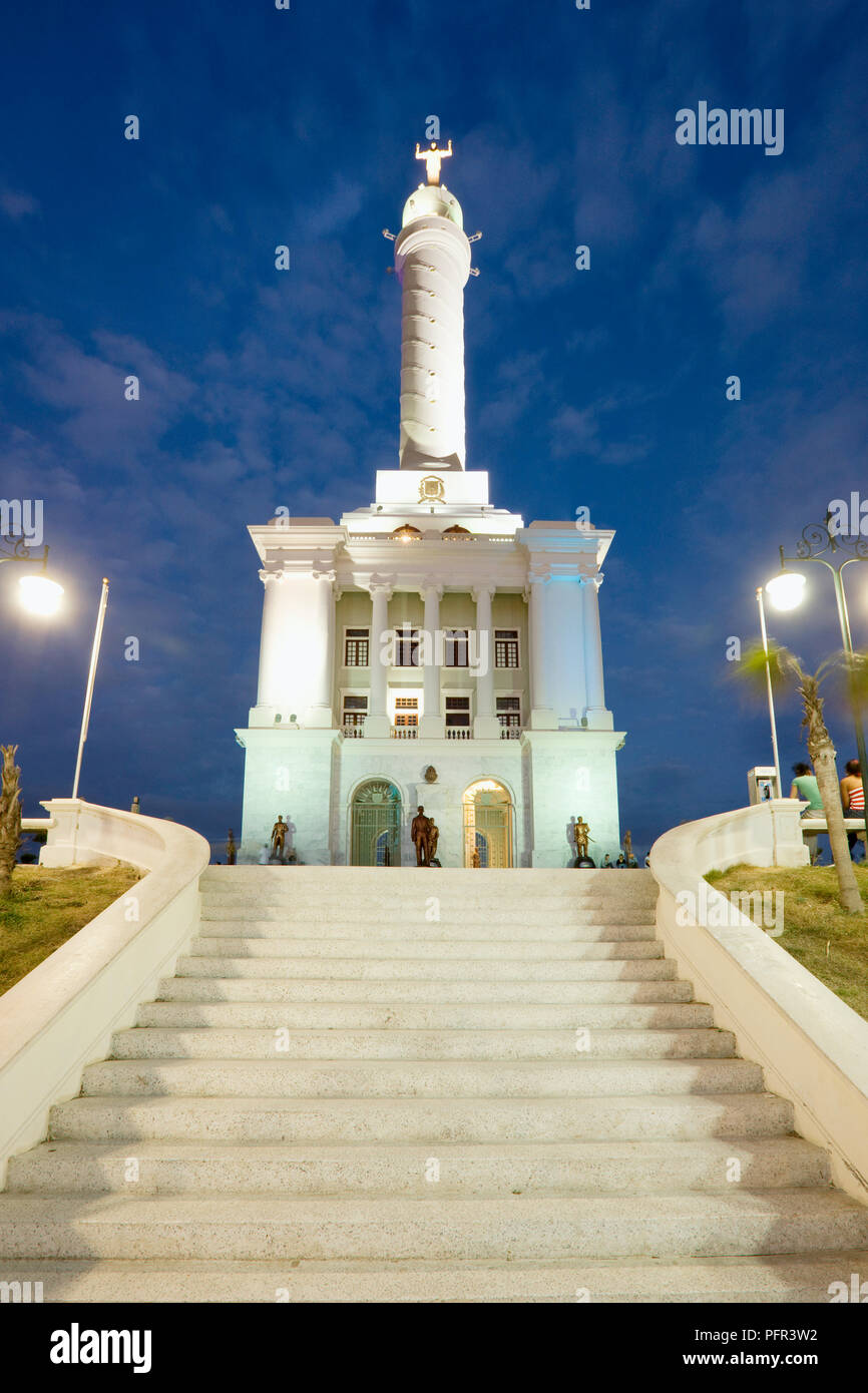 Dominikanische Republik, Santiago de los Caballeros, Monumento a los Heroes de la Restauracion Stockfoto