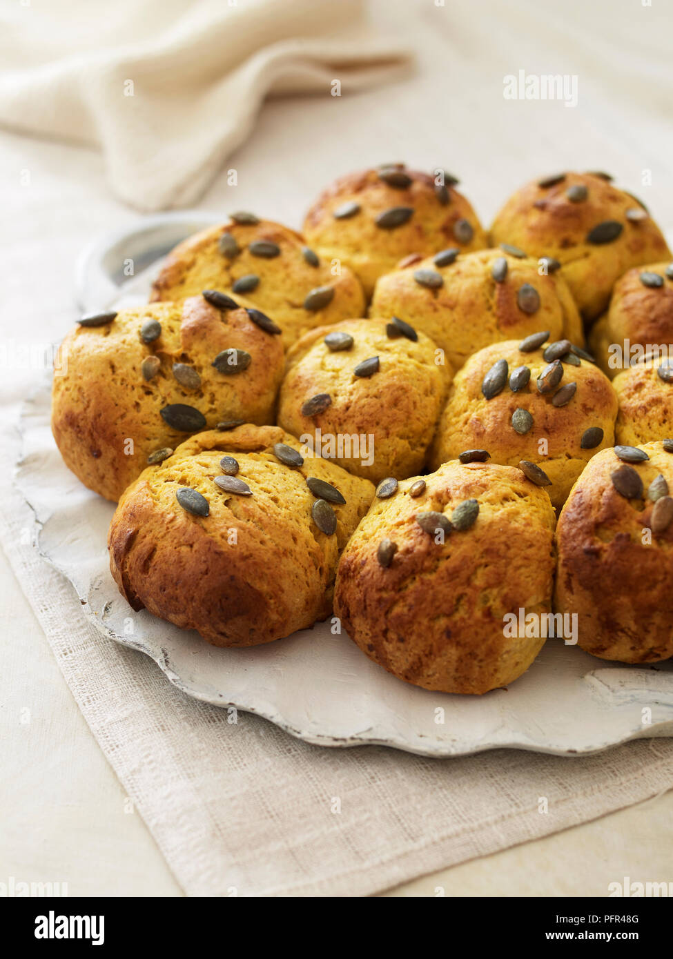 Glutenfreie Kürbis crown Laib Stockfoto