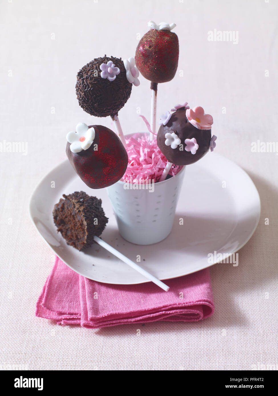 Cake Pop Stockfoto