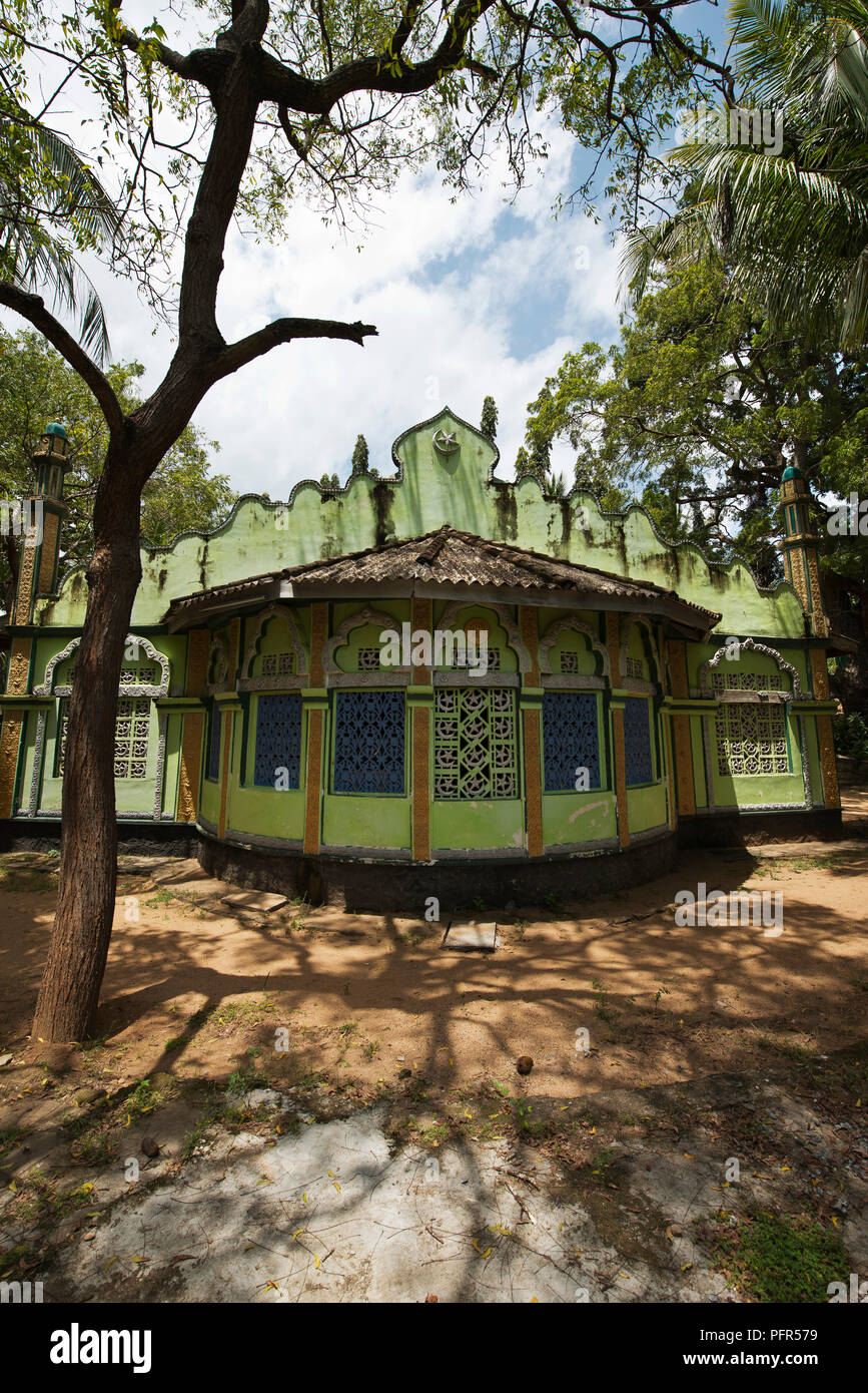 Sri Lanka, Provinz Uva, Kataragama, Ul Khizr Moschee Stockfoto