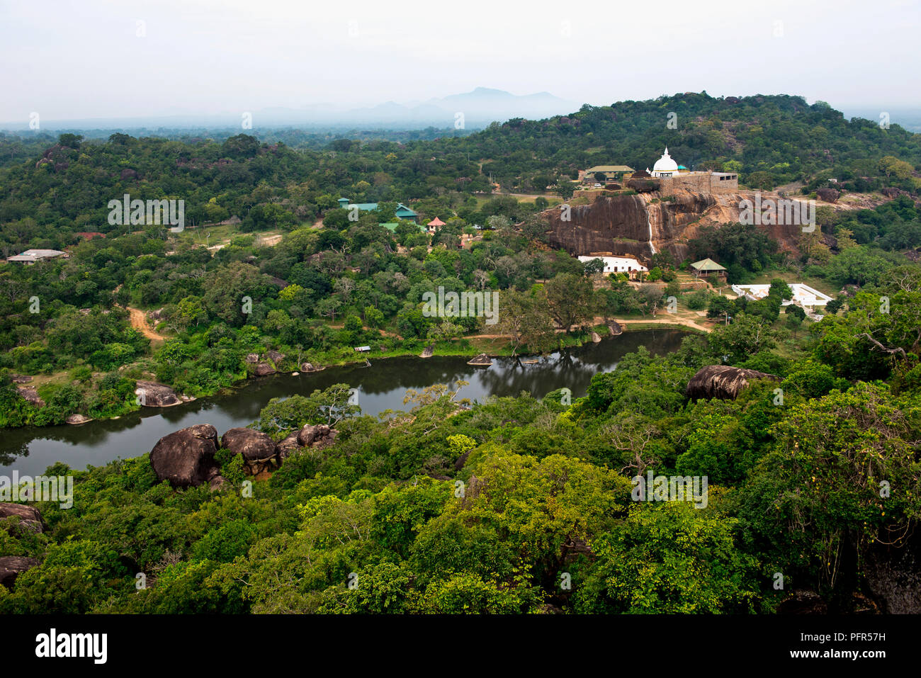 Sri Lanka, Bundesland Kärnten, Sithulpawwa, Yala National Park, Sithulpawwa Rock Temple Stockfoto
