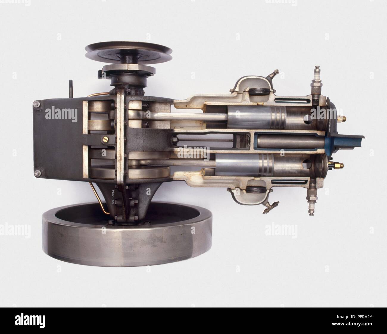 Trojan Zweitaktmotor, 1927 Stockfoto