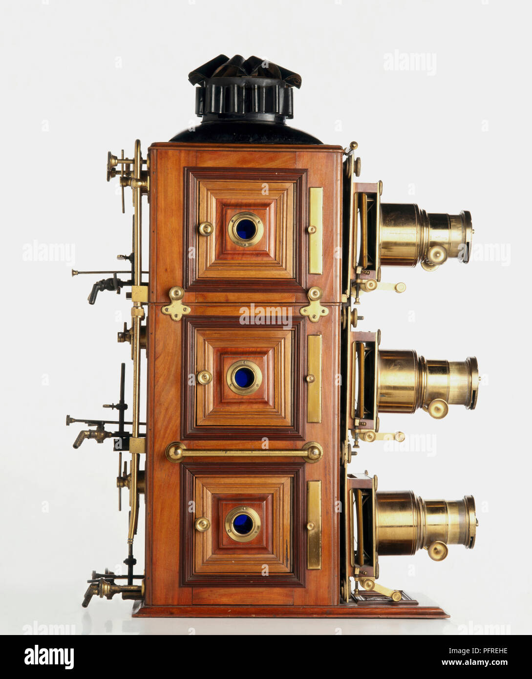 Triunial triple Lantern, 19. Jahrhundert Stockfoto