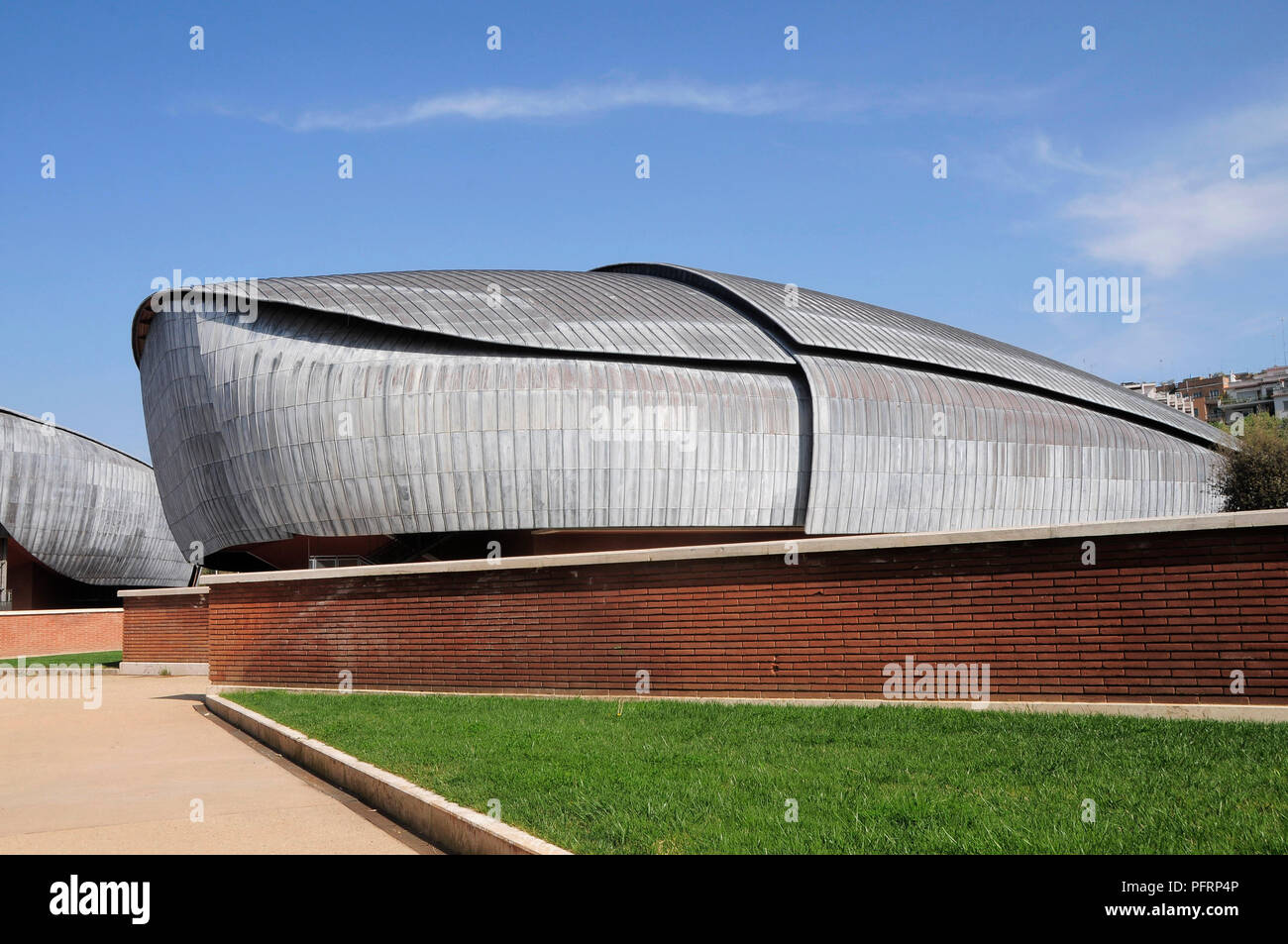 Italien, Rom, Parco della Musica, Auditorium, Konzertsälen von Renzo Piano entworfen Stockfoto