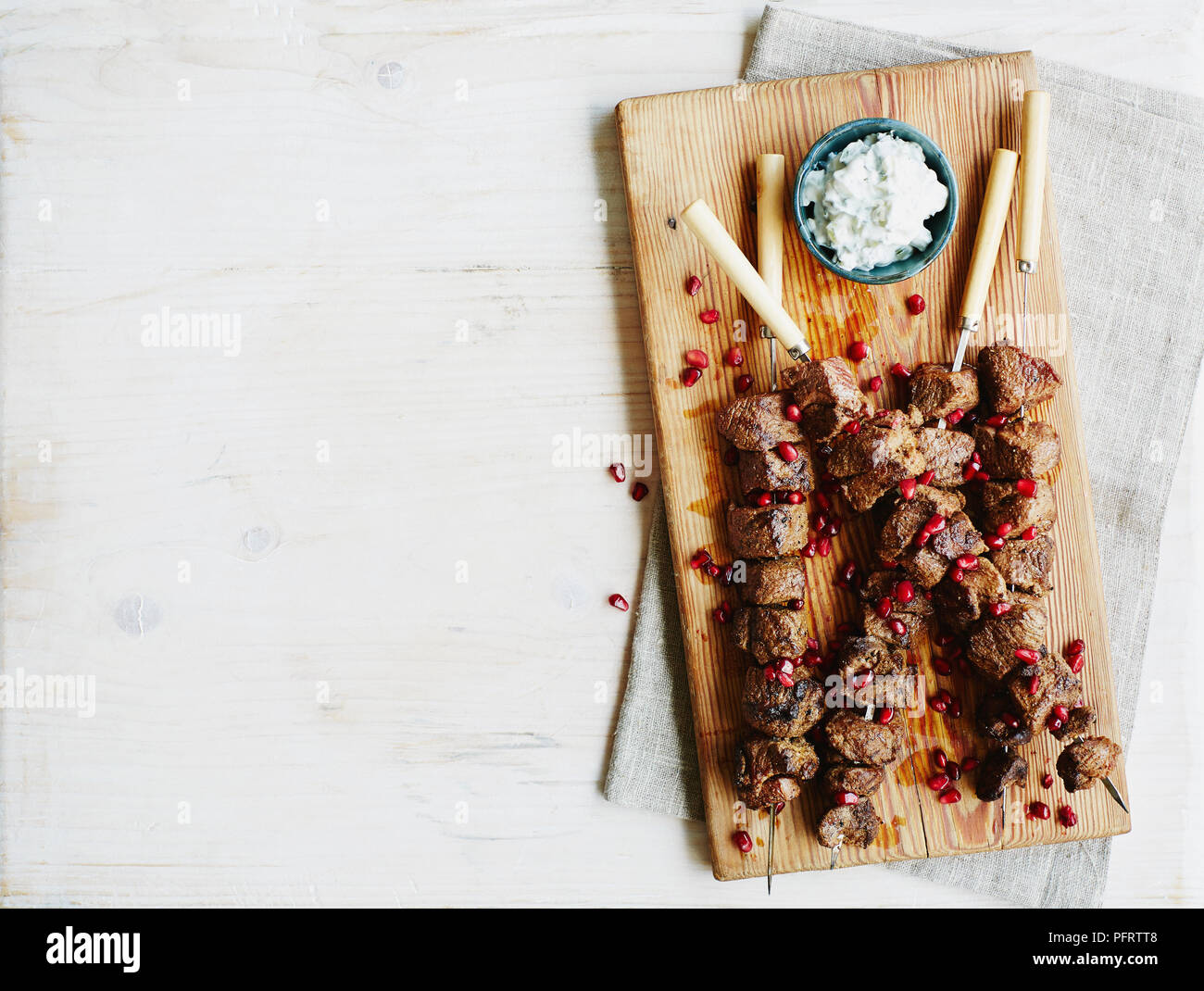 Lamm-Kebabs Stockfoto