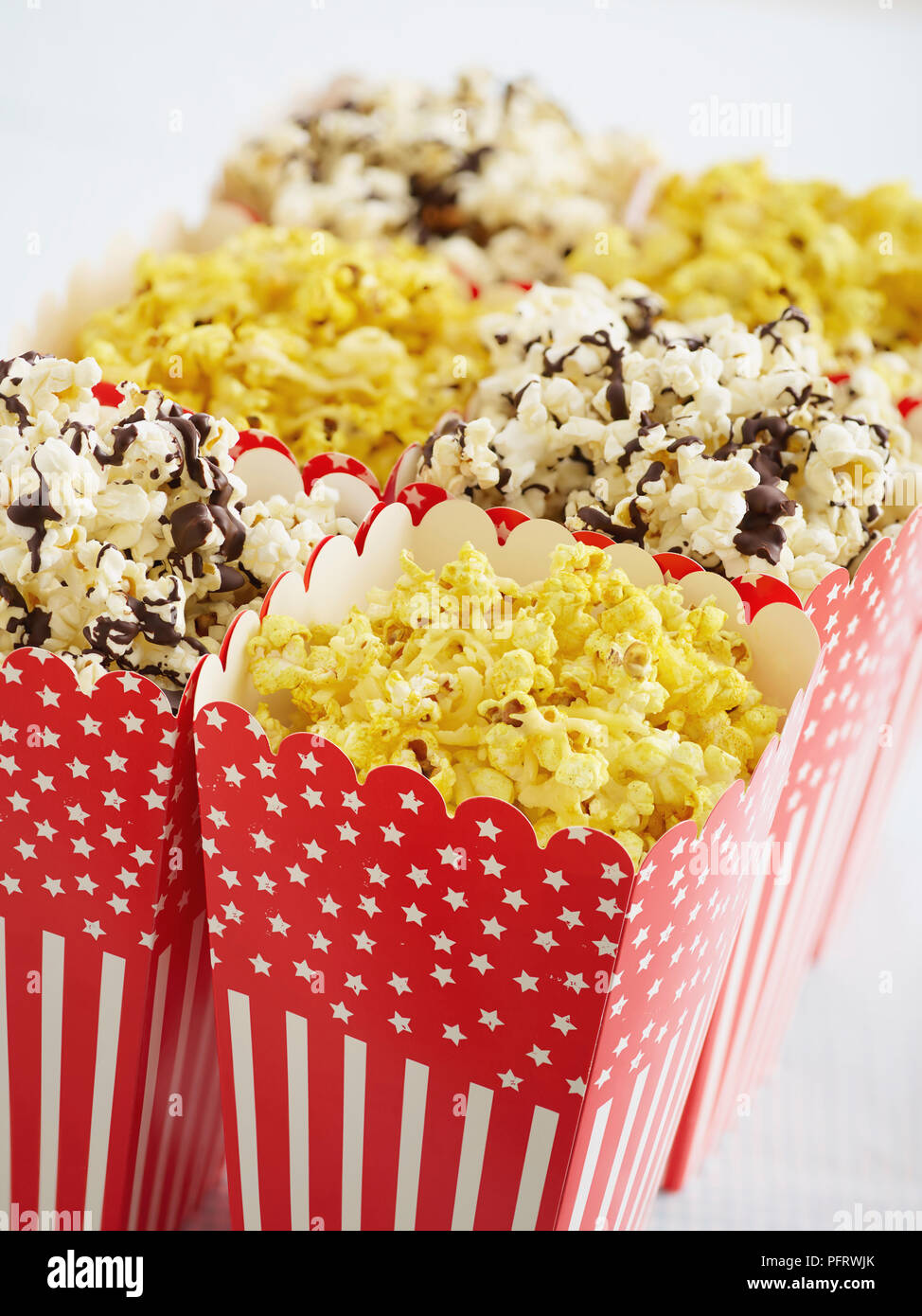 Popcorn Stockfoto