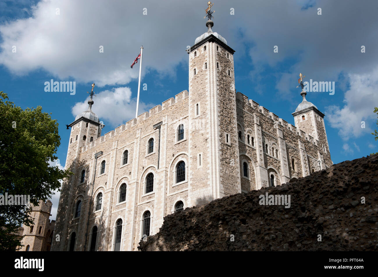 Großbritannien, London, Tower Hamlets, London Tower, den Weißen Turm, außen Stockfoto