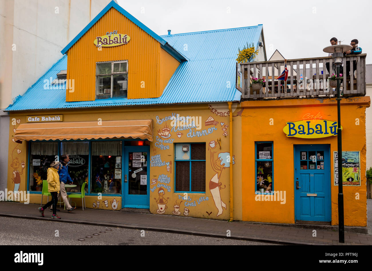 Cafe Babalu in Reykjavik, Island Stockfoto