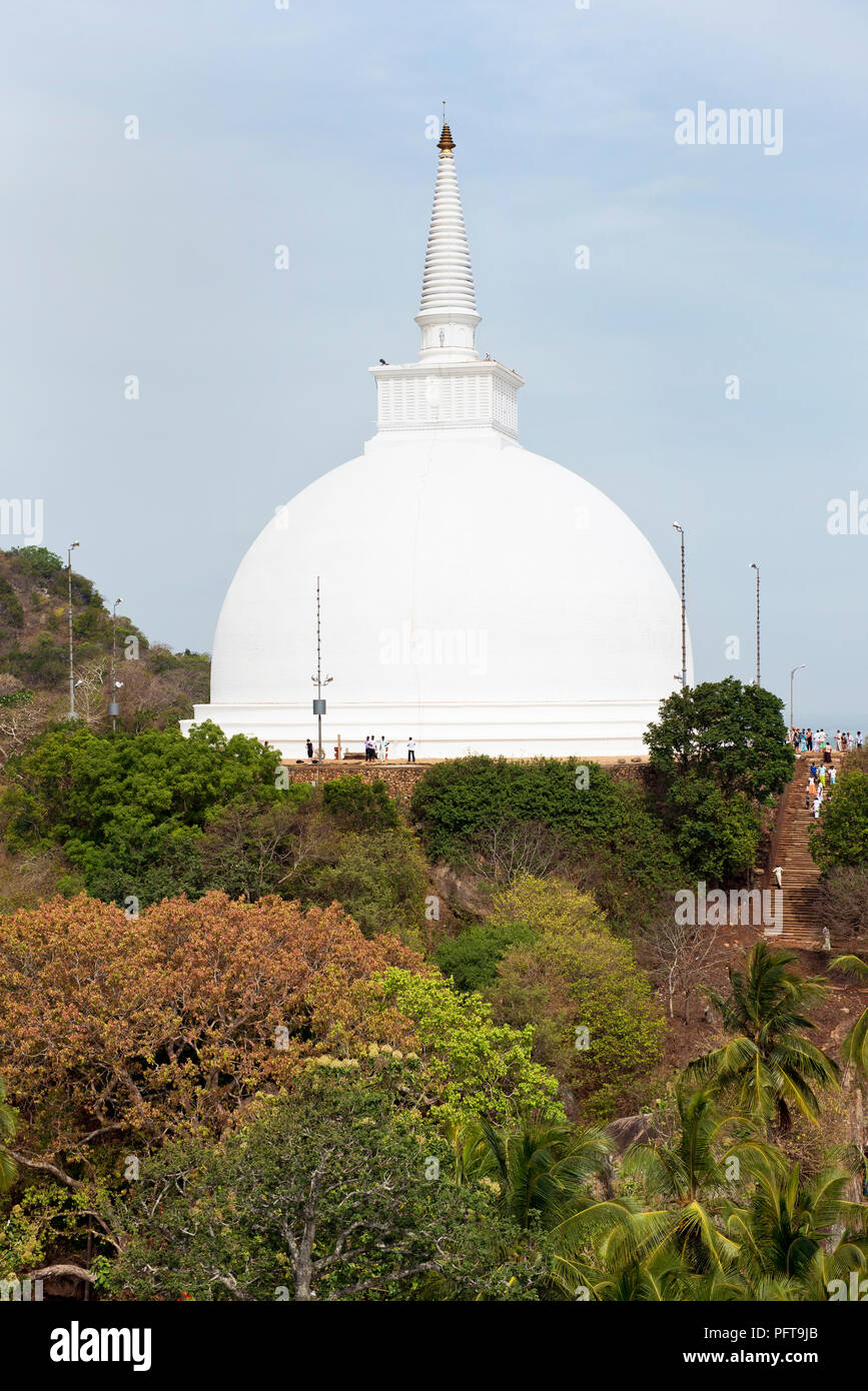 Sri Lanka, North Central Province, Mihintale, Anuradhapura Mihintale Tempel Stockfoto