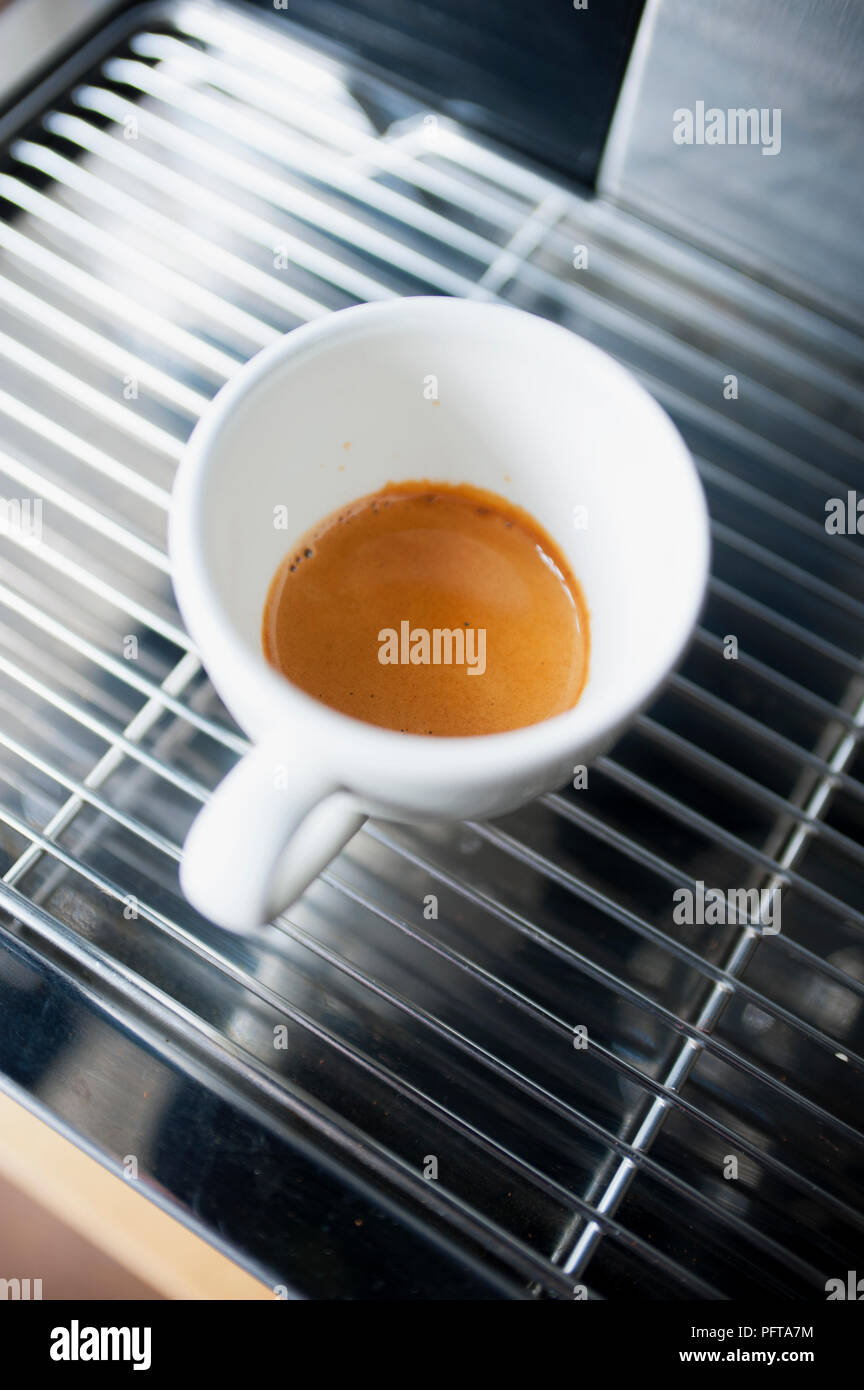 Gute Qualität frischen Espresso Stockfoto