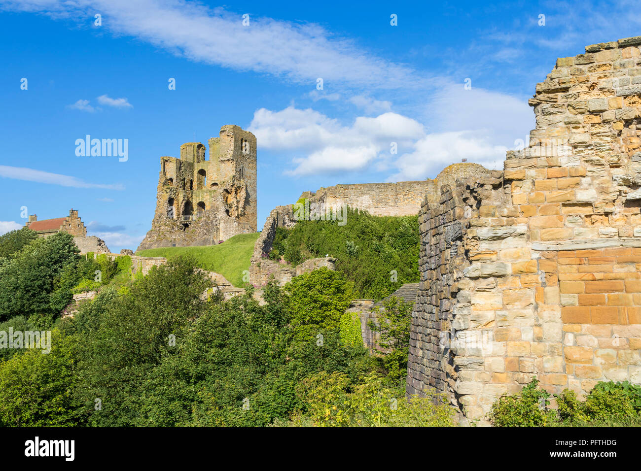 De Scarborough Castle scarborough Scarborough North Yorkshire England gb uk Europa Stockfoto