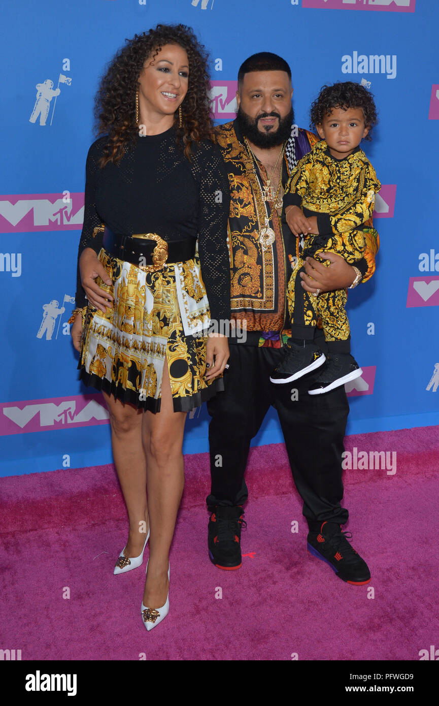 Nicole Tuck, DJ Khaled, und Asahd Tuck Khaled nehmen an der 2018 MTV