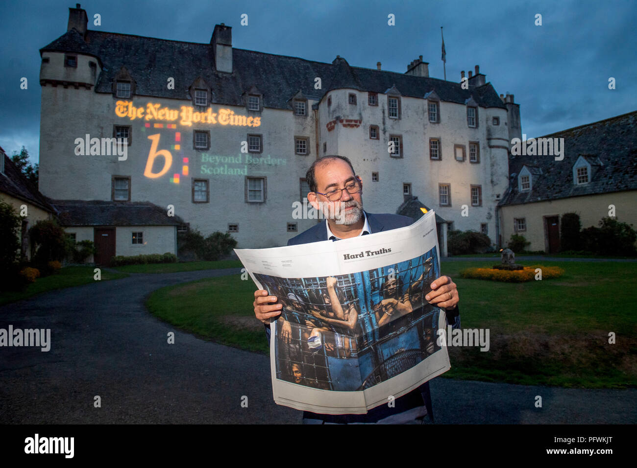 Über die Grenzen hinaus, Traquair House, Scottish Borders Mark Muller Stewart Stockfoto