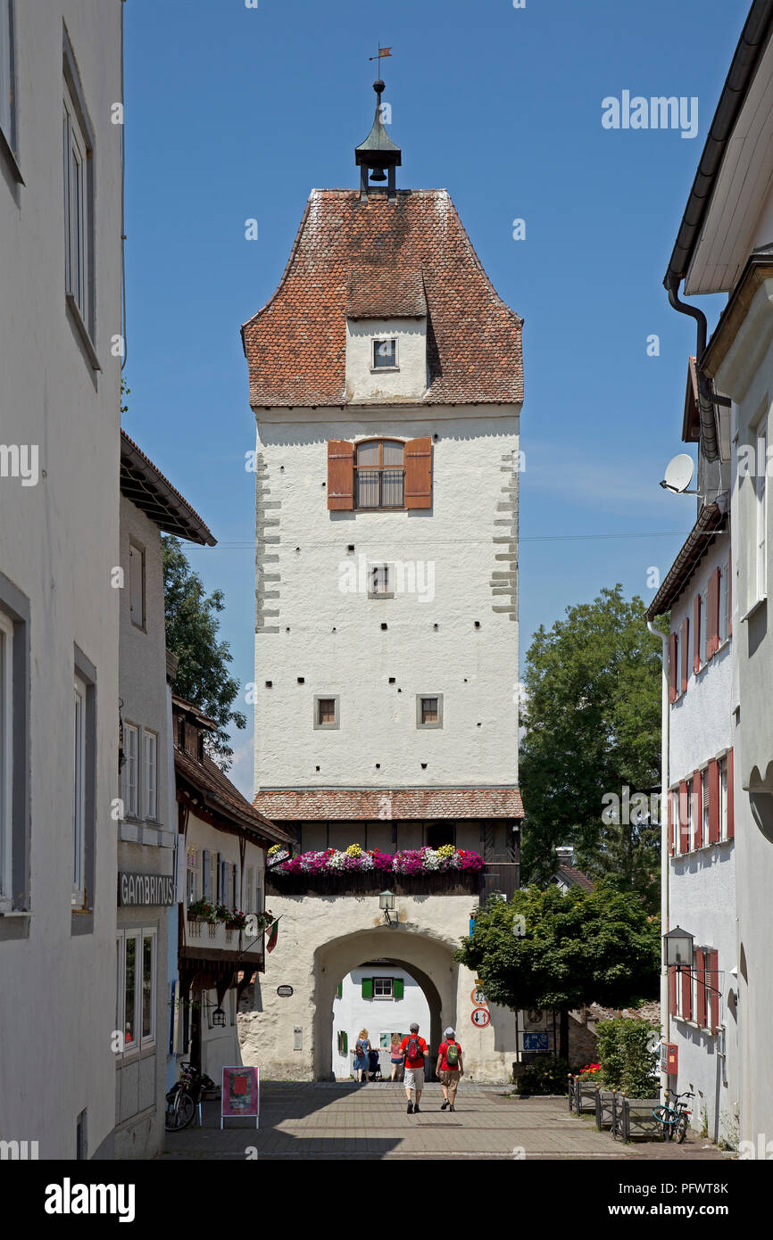 Espan Tor, Isny, Allgäu, Baden-Württemberg, Deutschland Stockfoto