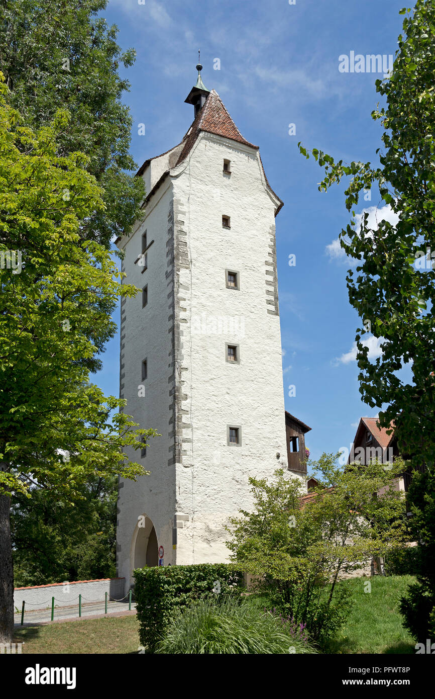 Espan Tor, Isny, Allgäu, Baden-Württemberg, Deutschland Stockfoto