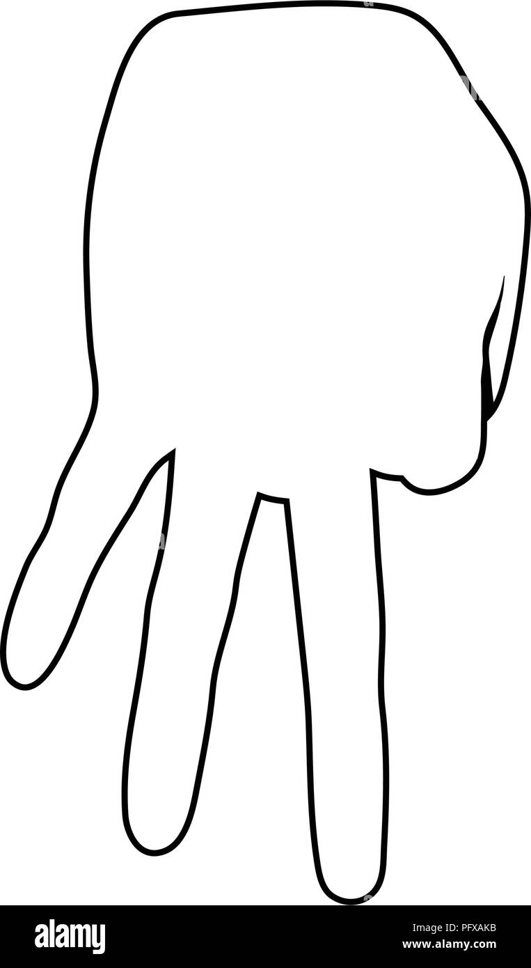 Baseball catcher Geste Symbol. Thin Line Design. Vector Illustration. Stock Vektor