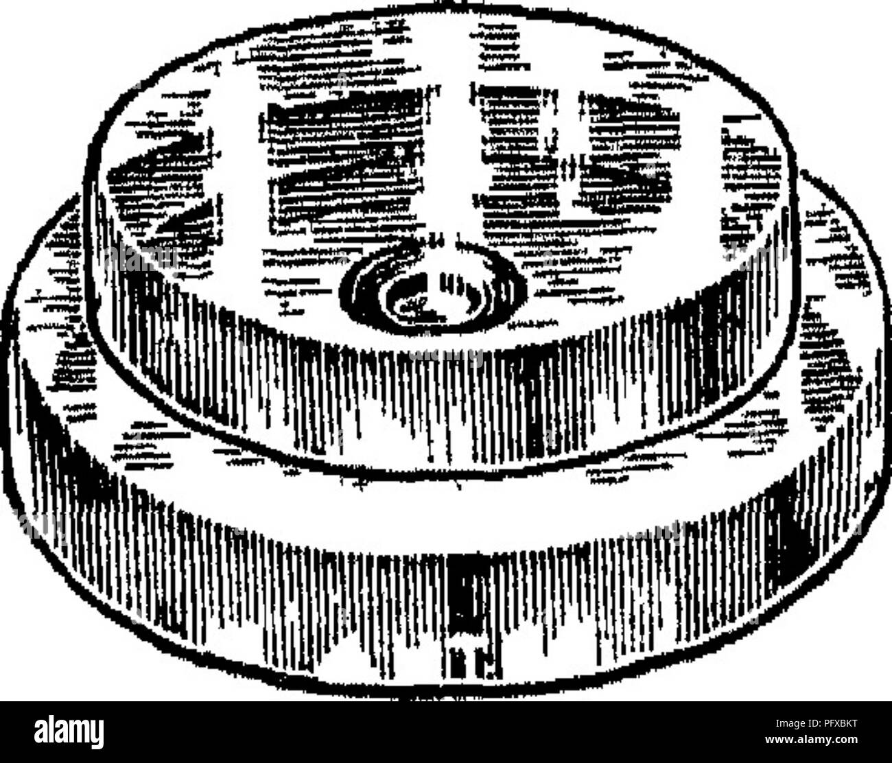. Bakteriologie und Mykologie von Lebensmitteln. Essen. Abb. 16.--Lentz der anaeroben Abb. 17.-Kuster anaerobe Apparate Kultur Apparat. Kuster * s-Methode. Dies hängt nach dem gleichen Prinzip wie McLeod's und Lentz der Methoden. Ein Glas absorption Kammer wird verwendet, um in einem kleinen Loch in der Spitze durch die eingeführt ist die Verwendung Dämpfung Elastizität- Substanz. Die Petrischale, in dem sich die Kultur ist über diese invertiert und versiegelt mit Knetmasse. McLeod's Methode. Diese Methode erfordert eine Porzellanschale con - der aus zwei getrennten Kammern für die Eindämmung der pyrogallic Säure- und Kaliumhydroxid. Die spezielle Petri di Stockfoto
