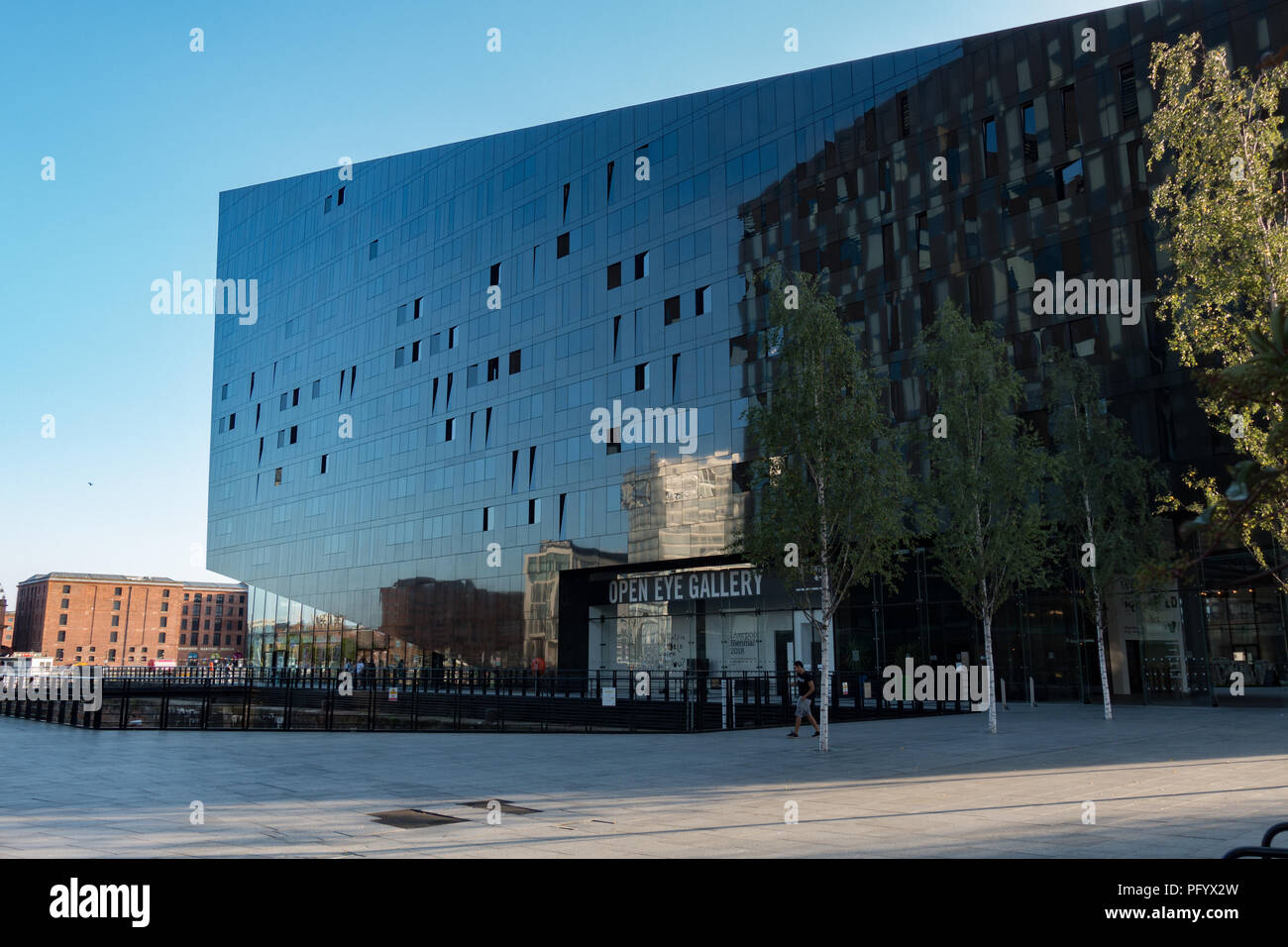 Open Eye Gallery Building, Mann Insel. Liverpool. Großbritannien Stockfoto