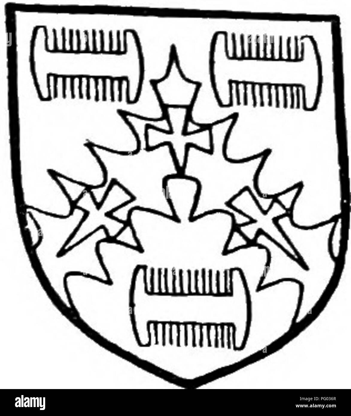 . Die Victoria Geschichte der Grafschaft von Lancaster;. Natural History. Eine GESCHICHTE VON LANCASHIRE. Moderne w.th Holzrahmen und Ziegel Köpfe, und es TTe 'Han''°";^1" Â°â ¢-i "'er Rest " das Haus der Halle Fenster ist von sechs Lampen mit Kapuze Schimmel vorbei, und die anderen Fenster sind aus vier und zwei Leuchten, das untere am nördlichen Ende in der Mitte platziert wird. Die alten Fenster haben rundum gefast Mittelpfosten und Haube formen. Die Steine werden 2 J. dick und haben ein warmes Dunkelrot überstanden, und der größere Teil der vorderen mit Efeu die Farbwirkung wird abgedeckt ist sehr gut. Th Stockfoto