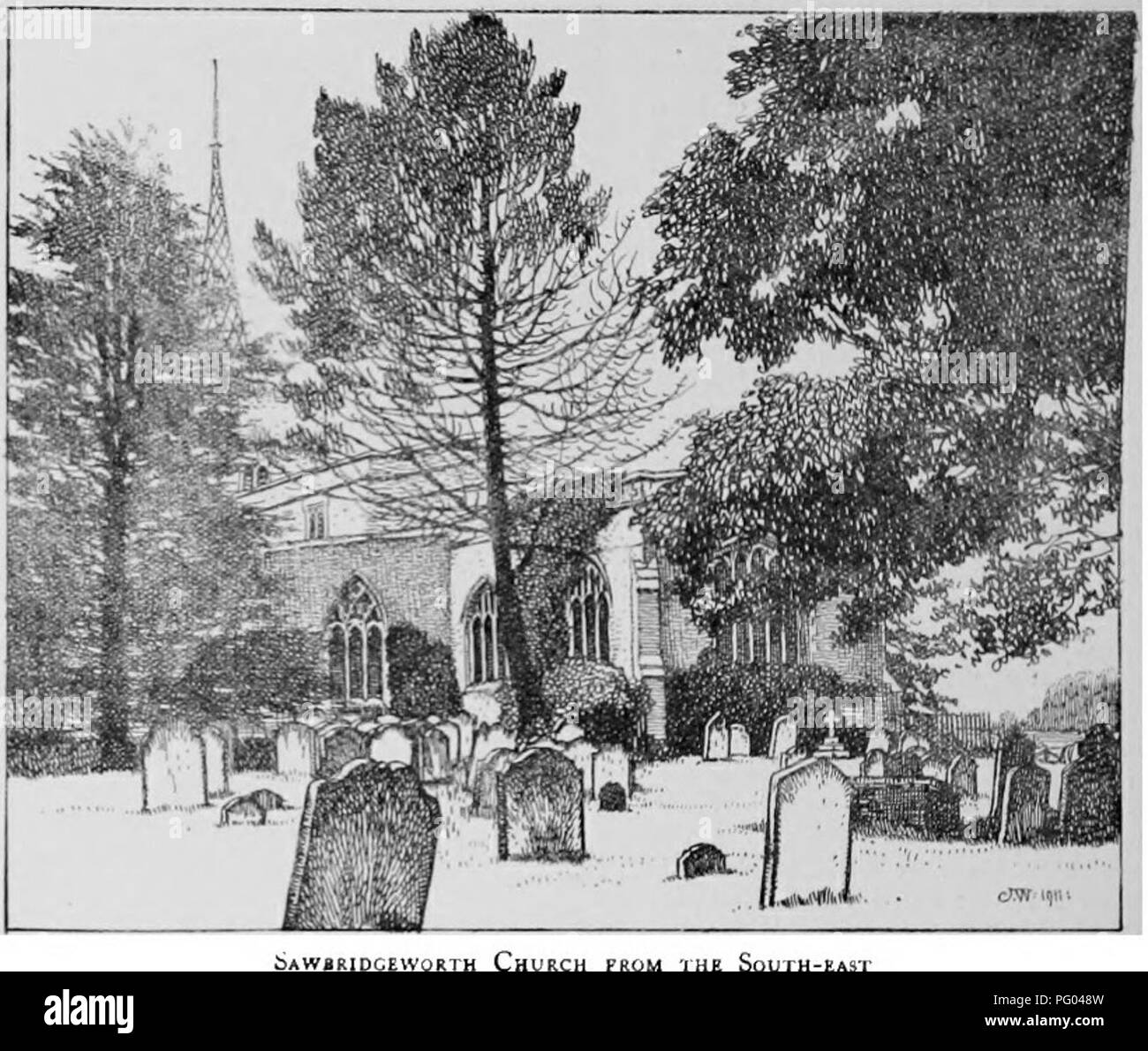 . Die Victoria Geschichte der Grafschaft von Hertford. Natural History. Eine GESCHICHTE VON HERTFORDSHIRE DIE KIRCHE VON ST. Maria besteht Kirchen Chor 44 ft. bis 23 ft. 6 in., Nave 58 ft. bis 28 ft., nördlichen Seitenschiff 59 ft. Durch ft. 6 in., südlichen Seitenschiff (inkl. der Süden Kapelle) 73 ft. bis 19 ft., Süd Halle 12 ft., indem ich oft., West Tower, 19 ft. 6. von 17 ft. ; Alle internen Dimensionen, die Kirche ist von Flint Trümmern errichtet mit Stein dress-ings, der altarraum Wände beschichtet mit Zement; die Dächer sind mit führen. Es ist wahrscheinlich, dass der größte Teil der Chor, Langhaus und unteren Stufe der Turm w Stockfoto