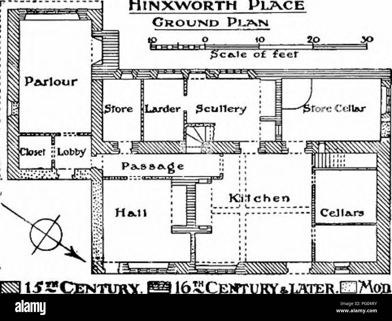 . Die Victoria Geschichte der Grafschaft von Hertford. Natural History. ODSEY hundert Caldecote, römische Überreste wurden über 1720 durch einige Arbeiter, die Graben dort für Kies, mit der der Weg zur Reparatur entdeckt. Diese enthalten mehrere menschliche Körper, Urnen und paterae und anderen Objekten und einem dänischen oder niederländischen Münze.2 Im Jahr 1810 eine weitere Finden von großem Interesse war in der Pfarre zwei seltene Griechische Münzen oder Medaillen, eine von König Mithridates von Pontus, und die andere von Perseus, der König von Mazedonien, beide sehr gut erhalten.23 in der Nähe des Flusses Rhee im Norden der Gemeinde und nicht weit vom Camp am Ar Stockfoto