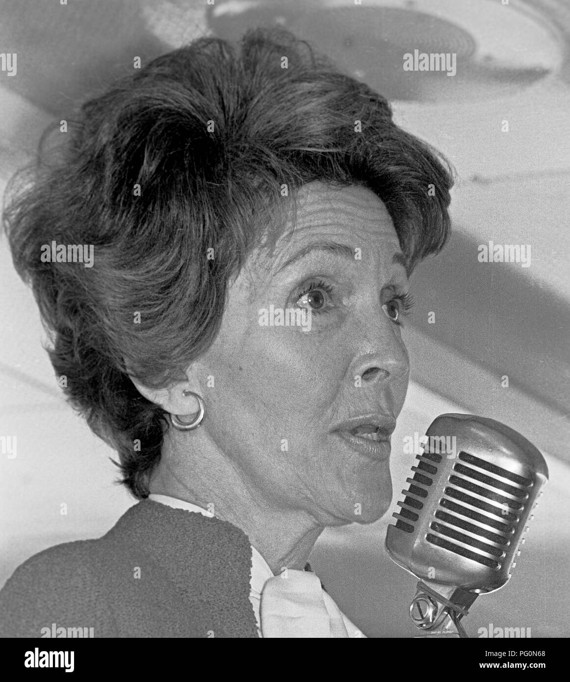 Nancy Reagan Fundraising für Ehemann Ronald 5/10/76 Stockfoto