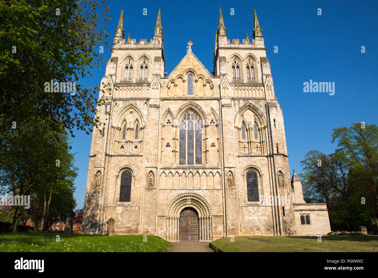 Selby Abbey Stockfoto
